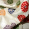 Gauze towel 90x34 cm - Chrysanthemums