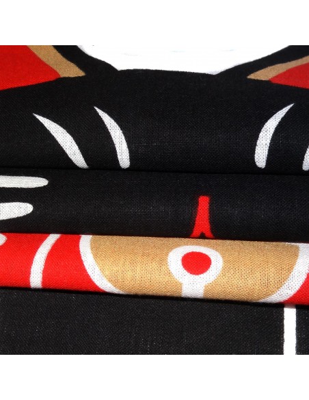 Tenugui - Kuro Manekineko Tenugui - Kuro Manekineko