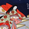 Furoshiki 67x67 - Blue - Hime (princess) print. Online shop for Japanese furoshiki cloth.