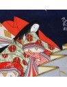 Furoshiki 67x67 - Blue - Hime (princess) print. Online shop for Japanese furoshiki cloth.