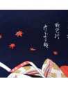 Furoshiki 67x67 bleu - Motif de Hime. Boutique en ligne de tissus japonais furoshiki.