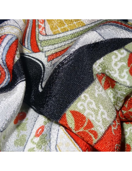 Furoshiki 67x67 bleu - Motif de Hime. Boutique en ligne de tissus japonais furoshiki. Furoshiki 67x67 bleu - Motif de Hime. Boutique en ligne de tissus japonais furoshiki.