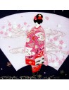 Furoshiki 50x50 - Maiko. Japanese furoshiki cloth.