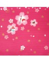 Furoshiki 50x50 - Maiko and Sakura. Japanese furoshiki cloth.