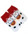 Tabi socks Size 39 to 43 - Maneki Neko. Split toes Japanese socks.