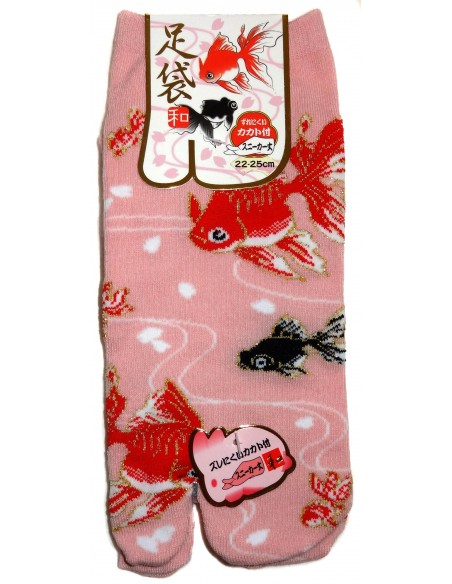 Tabi socks - Size 35 to 39 - Kingyo prints. Split toes socks. Tabi socks - Size 35 to 39 - Kingyo prints. Split toes socks.