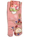 Japanese split toes socks. Crew Tabi socks - Size 35 to 39 - Rabbits and wild flowers