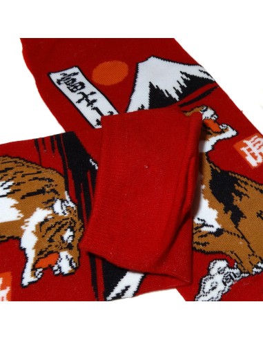 Chaussettes japonaises Tabi - Du 39 au 43 - Fuji et Tigre. Chaussettes à orteils séparés.
