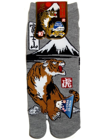 Chaussettes japonaises Tabi - Du 39 au 43 - Fuji et Tigre. Chaussettes à orteils séparés. Chaussettes japonaises Tabi - Du 39 au 43 - Fuji et Tigre. Chaussettes à orteils séparés.
