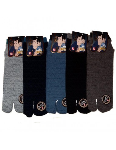 Chaussettes japonaises Tabi - Du 39 au 43 - Motifs Tama Shibori. Chaussettes doigts orteils séparés.