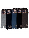 Chaussettes japonaises Tabi - Du 39 au 43 - Motifs Tama Shibori. Chaussettes doigts orteils séparés.