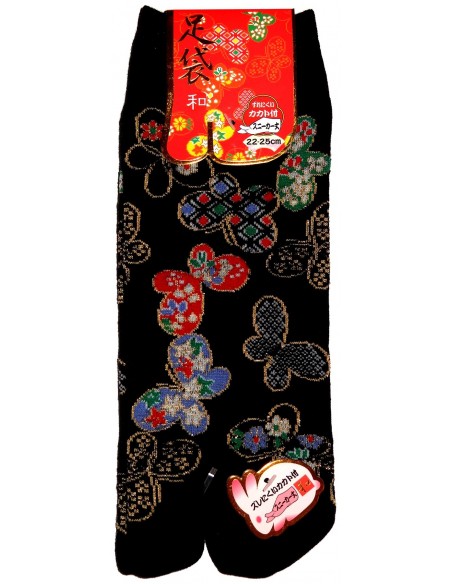 Chaussettes japonaises Tabi - Du 35 au 39 - Papillons. Chaussettes doigts originales. Chaussettes japonaises Tabi - Du 35 au 39 - Papillons. Chaussettes doigts originales.