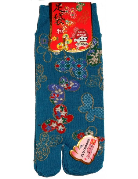 Chaussettes japonaises Tabi - Du 35 au 39 - Papillons. Chaussettes doigts originales. Chaussettes japonaises Tabi - Du 35 au 39 - Papillons. Chaussettes doigts originales.