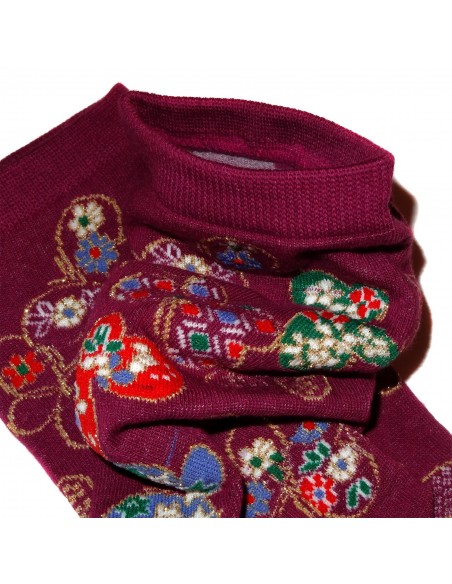 Chaussettes japonaises Tabi - Du 35 au 39 - Papillons. Chaussettes doigts originales. Chaussettes japonaises Tabi - Du 35 au 39 - Papillons. Chaussettes doigts originales.
