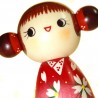 Kokeshi doll - Sakura fragrances. Traditional Japanese wooden doll