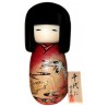 Kokeshi doll - Chiyo Ni. Traditional wooden Japanese doll.