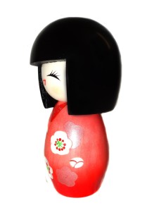 Kokeshi doll - Baika. Traditional Japanese wooden doll 2