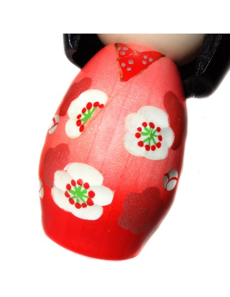 Kokeshi doll - Baika. Traditional Japanese wooden doll