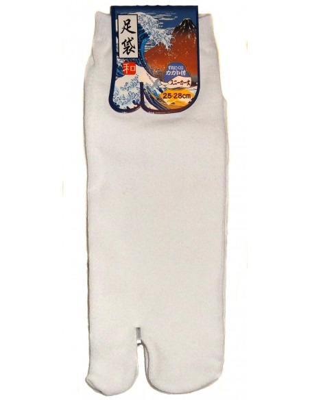 Chaussettes japonaises tabi blanches - Pointure 39 à 43 Chaussettes japonaises tabi blanches - Pointure 39 à 43
