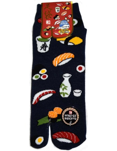 Chaussettes japonaises Tabi - Du 39 au 43 - Sushi & Co. Chaussettes pour tongs à orteils séparés.