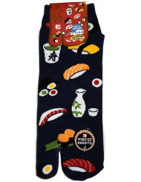 Chaussettes japonaises Tabi - Du 39 au 43 - Sushi & Co. Chaussettes pour tongs à orteils séparés.