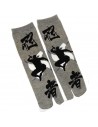 Short crew Tabi socks - Size 39 to 43 - Ninja print