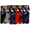 Short crew Tabi socks - Size 39 to 43 - Ninja print