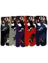 Short crew Tabi socks - Size 39 to 43 - Ninja print