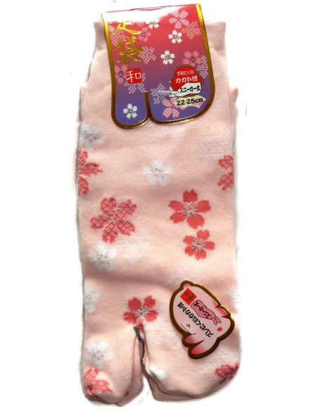 Chaussettes japonaises Tabi - Du 35 au 39 - Sakur. Chaussettes à orteils pour tongs. Chaussettes japonaises Tabi - Du 35 au 39 - Sakur. Chaussettes à orteils pour tongs.