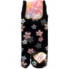 Tabi socks - Size 35 to 39 - Sakura prints. SPlit toes socks for flip flop.