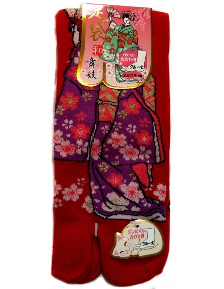 Chaussettes Tabi mi-mollet - Du 35 au 39 - Maiko. Chaussettes pour tong avec orteils séparés. Chaussettes Tabi mi-mollet - Du 35 au 39 - Maiko. Chaussettes pour tong avec orteils séparés.