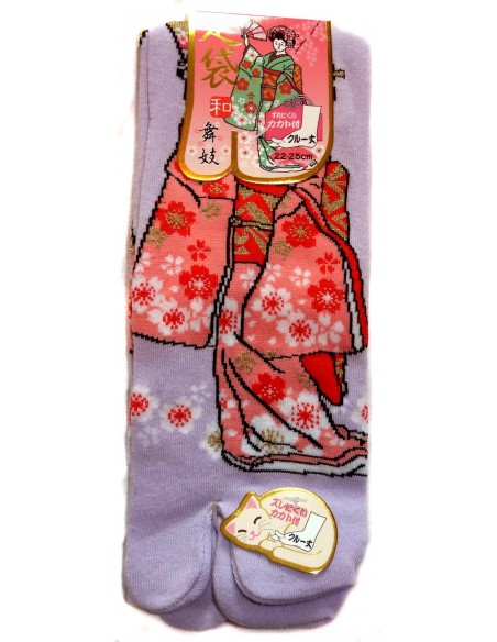 Chaussettes Tabi mi-mollet - Du 35 au 39 - Maiko. Chaussettes pour tong avec orteils séparés. Chaussettes Tabi mi-mollet - Du 35 au 39 - Maiko. Chaussettes pour tong avec orteils séparés.