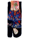 Chaussettes Tabi mi-mollet - Du 35 au 39 - Maiko. Chaussettes pour tong avec orteils séparés.