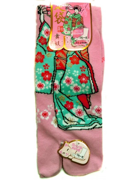 Chaussettes Tabi mi-mollet - Du 35 au 39 - Maiko. Chaussettes pour tong avec orteils séparés. Chaussettes Tabi mi-mollet - Du 35 au 39 - Maiko. Chaussettes pour tong avec orteils séparés.