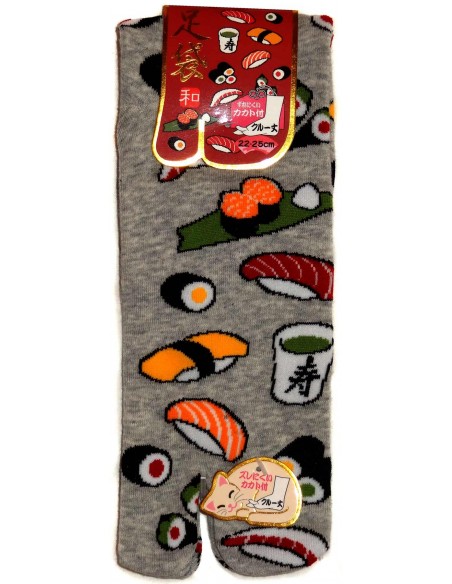 Chaussettes Tabi mi-mollet - Du 35 au 39 - Autour du sushi. Chaussettes à orteils séparés pour tongs. Chaussettes Tabi mi-mollet - Du 35 au 39 - Autour du sushi. Chaussettes à orteils séparés pour tongs.