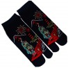 Tabi socks - Size 39 to 43 - Daimonji Maiko. Flipflop split toes socks.