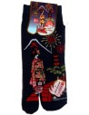 Chaussettes japonaises Tabi - Du 35 au 39 - Daimonji Maiko. Chaussettes à orteils séparés pour tongs.