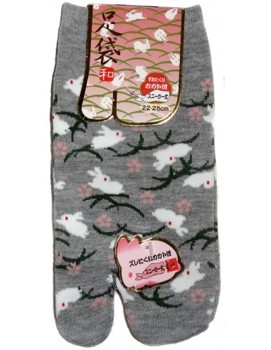 Tabi socks - Size 35 to 39 - Kusa Usagi. Japanese split toe socks