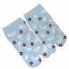 Kid's Japanese Tabi socks -  Rabbits - Size 26 to 35