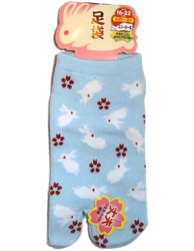 Kid's Japanese Tabi socks -  Rabbits - Size 26 to 35