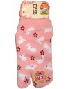 Chaussettes tabi japonaises enfants - Pointure 26 à 35 - Motifs de lapins