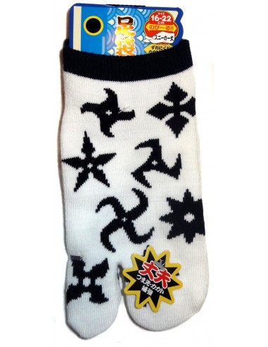 Kid's Tabi Japanese socks -  Shuriken - Size 26 to 35