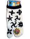 Kid's Tabi Japanese socks -  Shuriken - Size 26 to 35