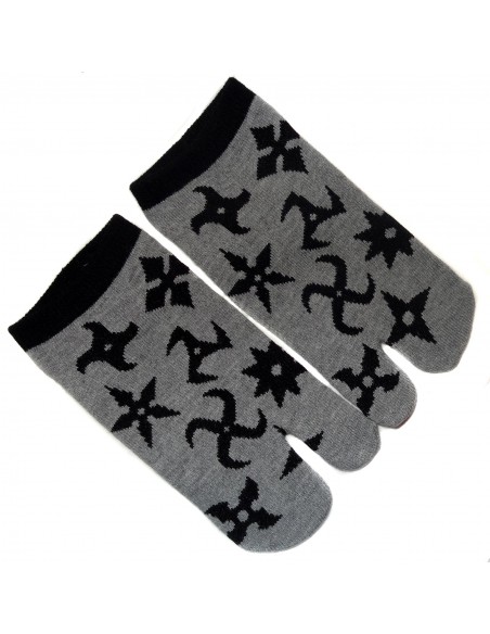 Kid's Tabi Japanese socks -  Shuriken - Size 26 to 35