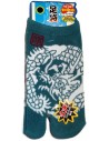 Kid's Tabi Japanese socks -  Dragon - Size 26 to 35