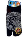 Kid's Tabi Japanese socks -  Dragon - Size 26 to 35