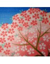 Furoshiki 50x50 - Mount Fuji and Sakura. Japanese wrapping cloth.