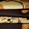 Furoshiki Japanese cloth 50x50 brown - Maneki Neko