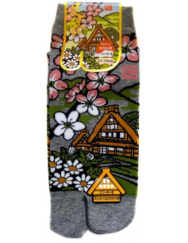 Chaussettes japonaises Tabi - Du 35 au 39 - Minka. Chaussettes à orteils.