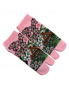 Chaussettes japonaises Tabi - Du 35 au 39 - Minka. Chaussettes à orteils. 2